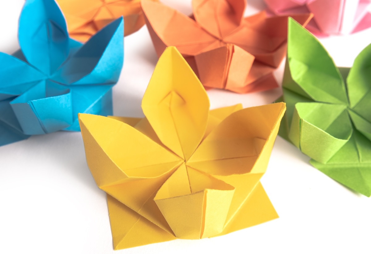 flower lotus origami